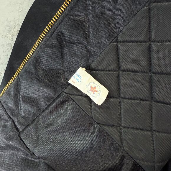 Vintage Fechheimer Uniform Bomber Jacket w/ Removable Faux Fur Collar 50L, XL - Picture 5 of 6